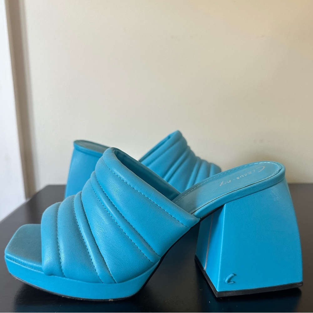 Women's Marlie Platform Sandals in sapphire blue
CIRCUS NY BY SAM EDELMAN